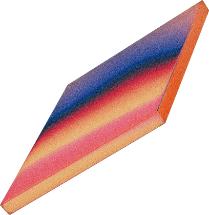 Elevated 80's Deco Gradient Square